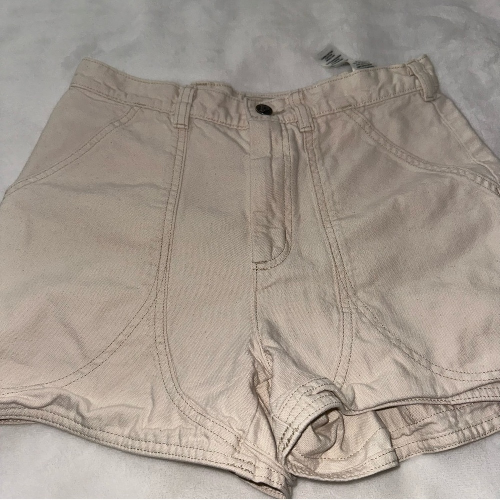 Patagonia Women's High Waist Cream Shorts